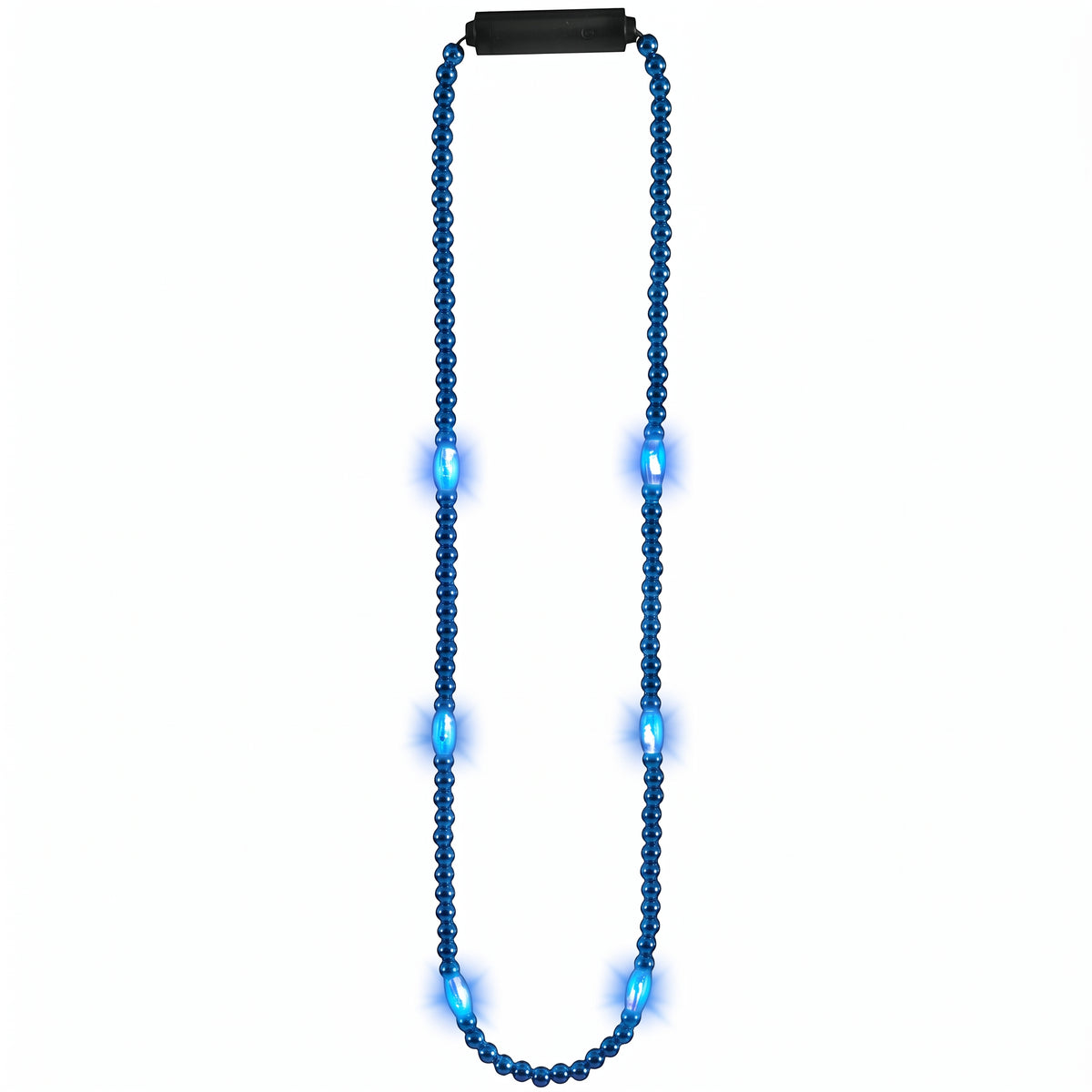 Royal Blue Light-Up Bead Necklace
