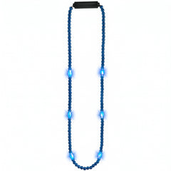 Royal Blue Light-Up Bead Necklace