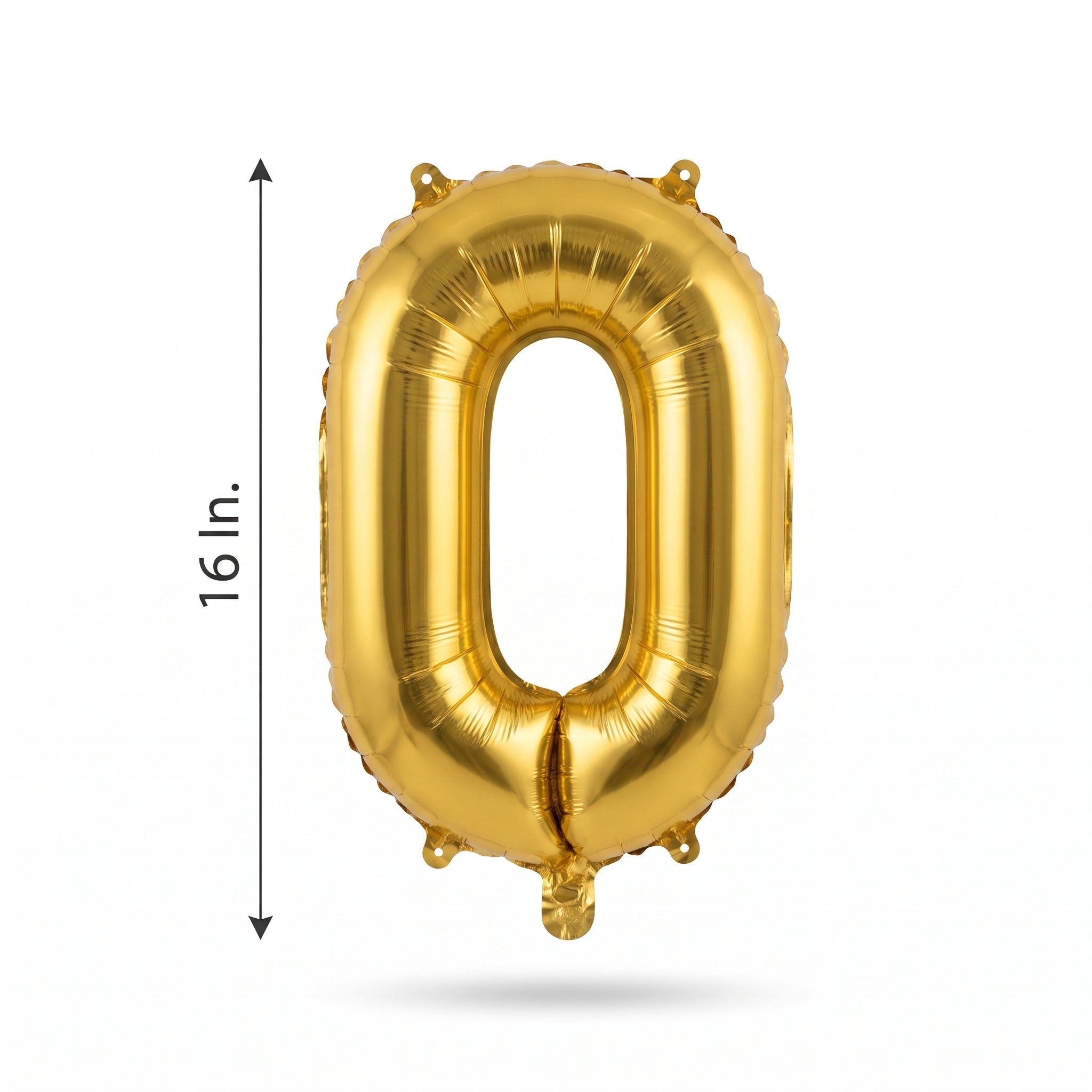 Gold Foil Letter "O" Balloon - Air Filled