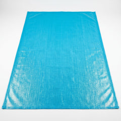 Dazzler Blue Opalescent Reusable Table Cover, 54" x 102"