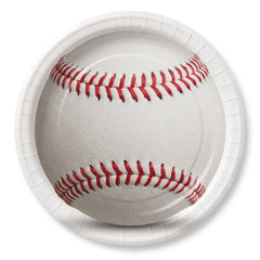 Home Run Baseball Paper Plates - 10.5" Round (20 Ct)