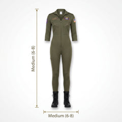 Women's Top Gun: Maverick Flight Suit Halloween Costume