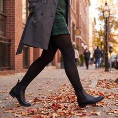 Black Halloween Costume Tights - One Size