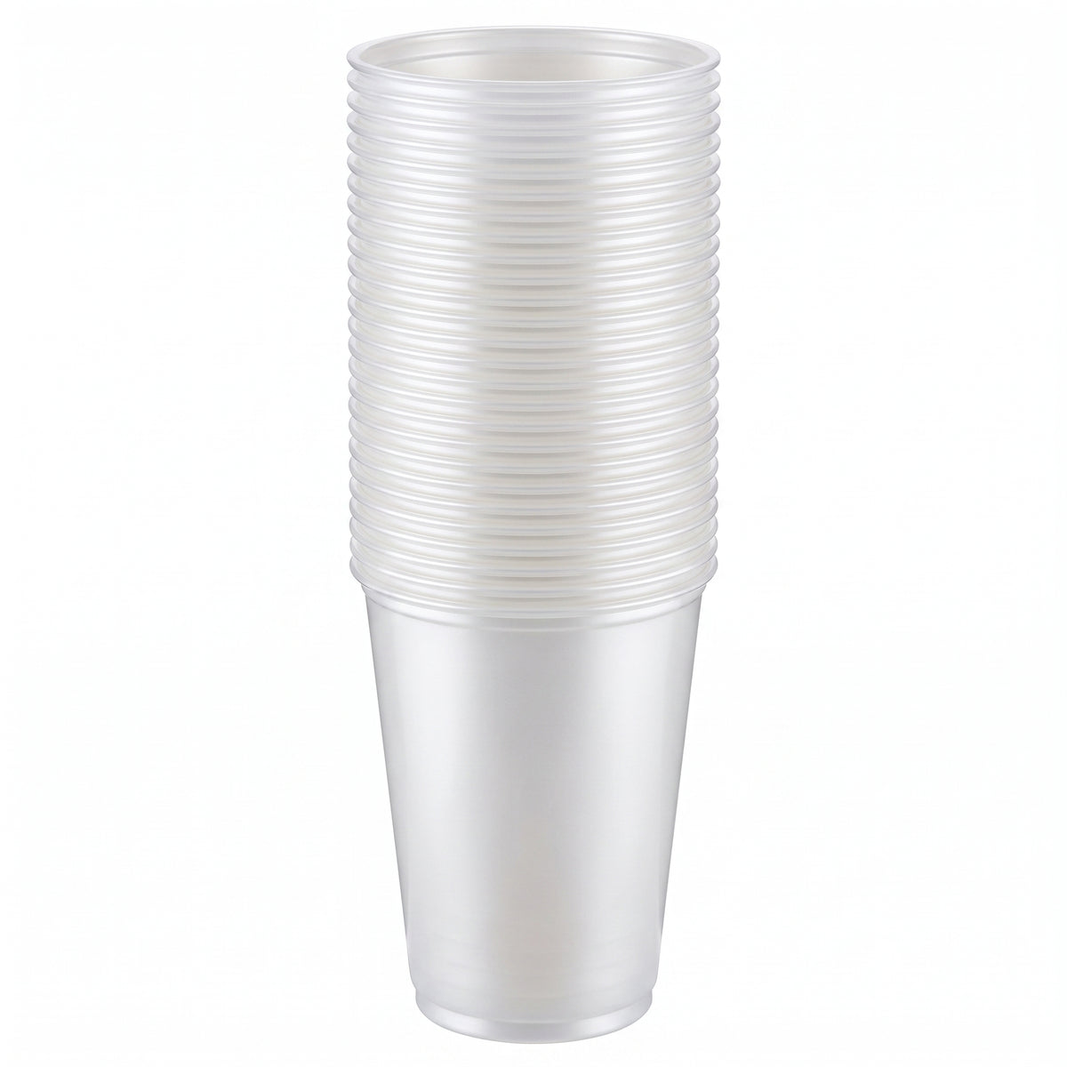 White Pearl Plastic Tumblers - 9 Oz | 72 Pack