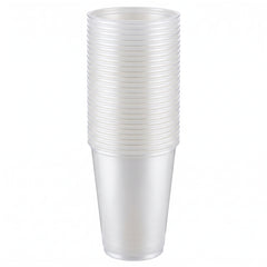 White Pearl Plastic Tumblers - 9 Oz | 72 Pack