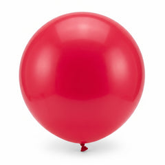 Vibrant Red Latex Balloons - 24" Premium Pack