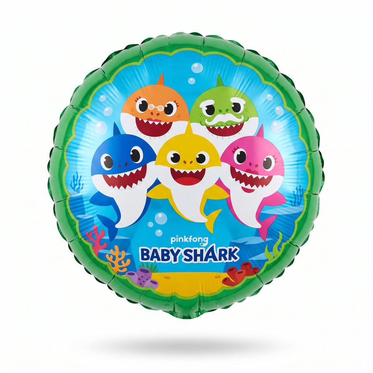 Baby Shark Foil Balloon - 18-inch Mylar