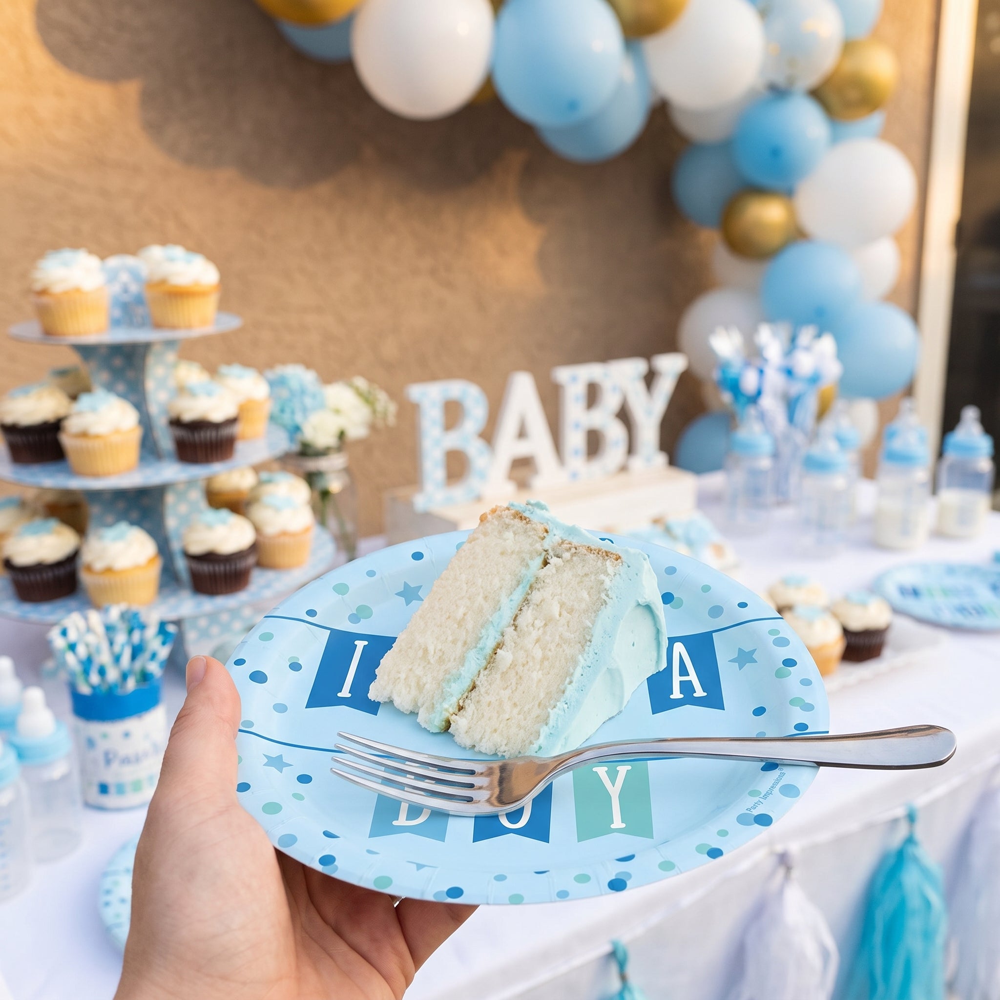 It's a Boy Baby Shower Paper Plates - 6.75"