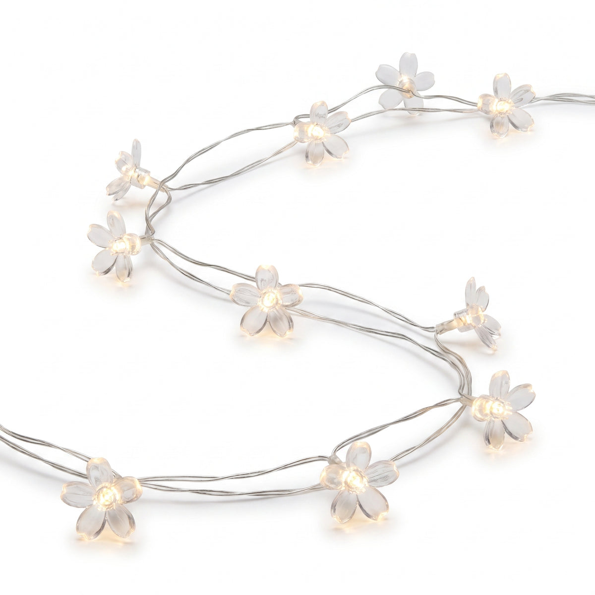 Flower Fairy LED String Lights, 5.5-ft, Soft White Floral Glow