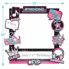 Internet Famous Customizable Photo Frame for Kids' Birthday Parties