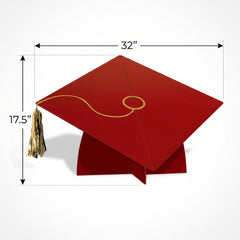 Red Graduation Yard Sign