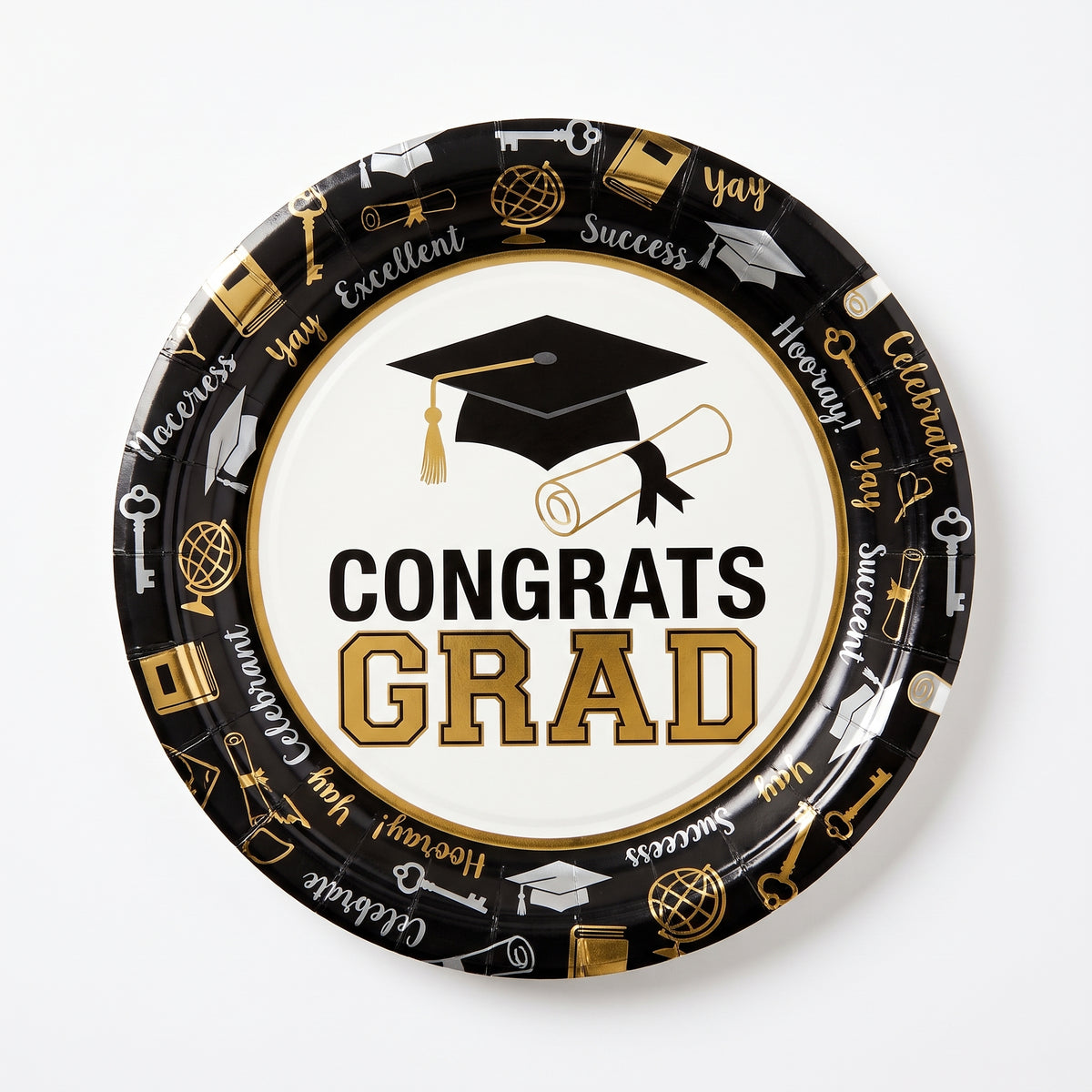 Glad to Be a Grad 8.5" Graduation Paper Plates