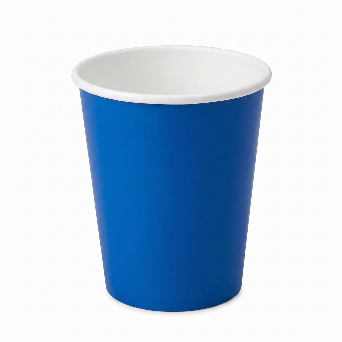 Royal Blue 9oz Paper Cups - Solid Color Collection