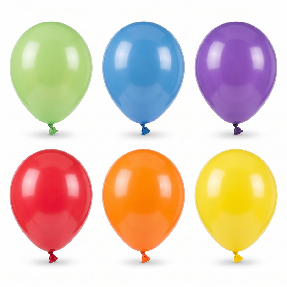 Assorted 5" Latex Balloons, 50 Count - Vibrant Party Pack