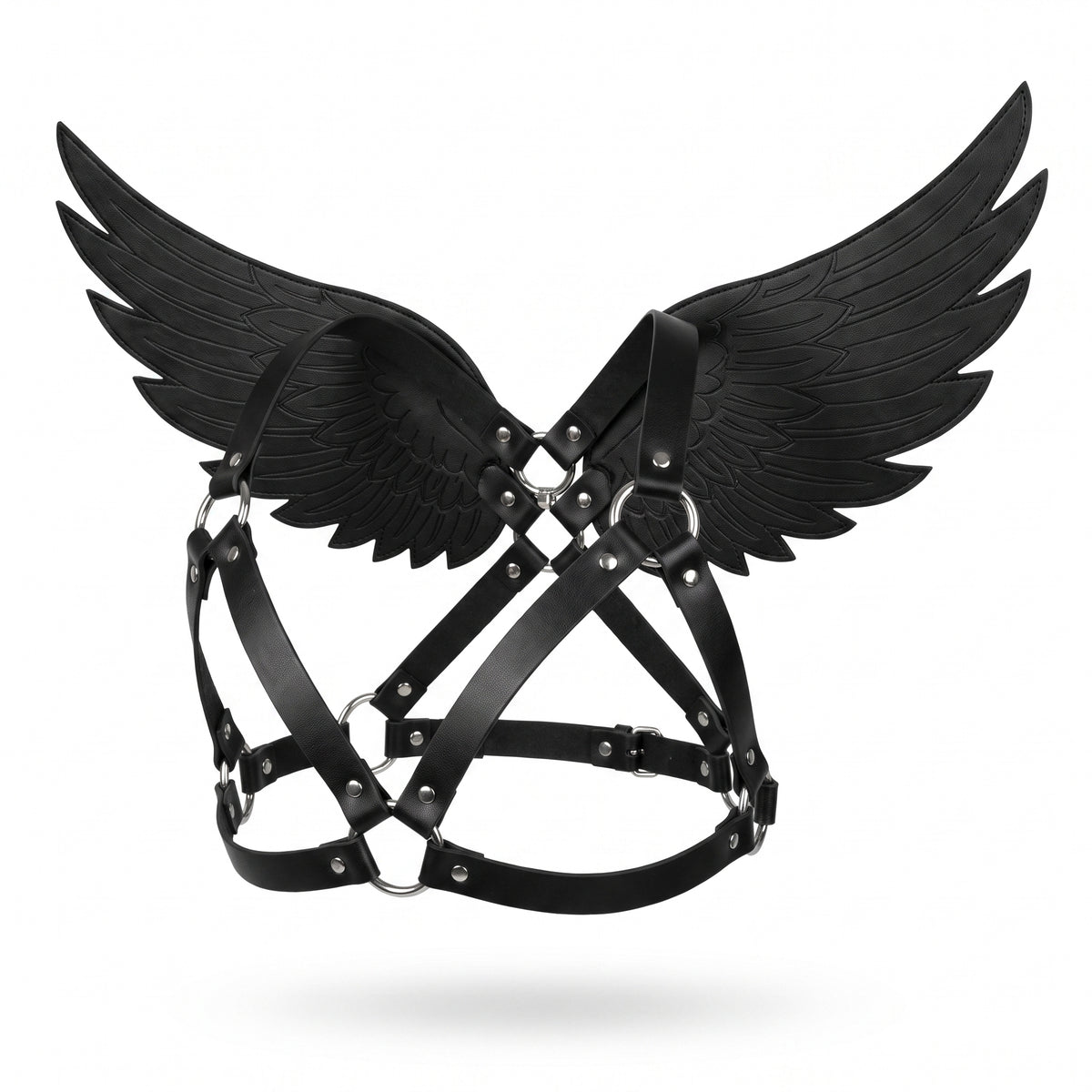 Black Club Wing Harness - Halloween Costume Accessory