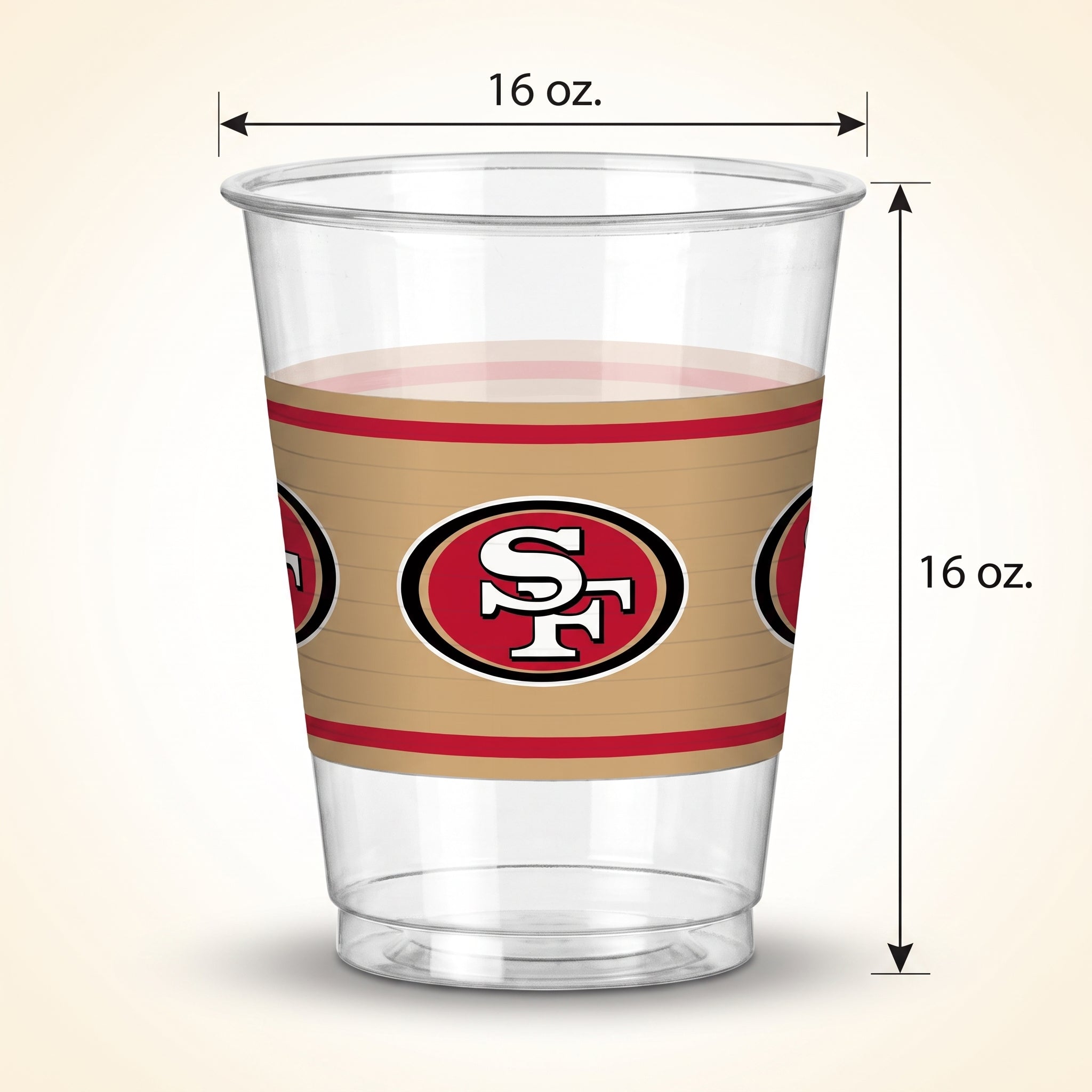 San Francisco 49ers Plastic Tumbler Cup