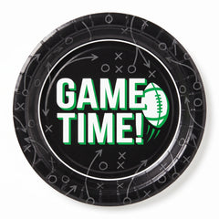 Game Time Football Paper Plates - 6.75"