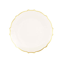 7.5 In. Rosè/Gold Petal Plates | 20 Count