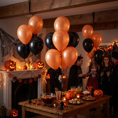 12" Pearl Orange Latex Balloons - Pack of 15