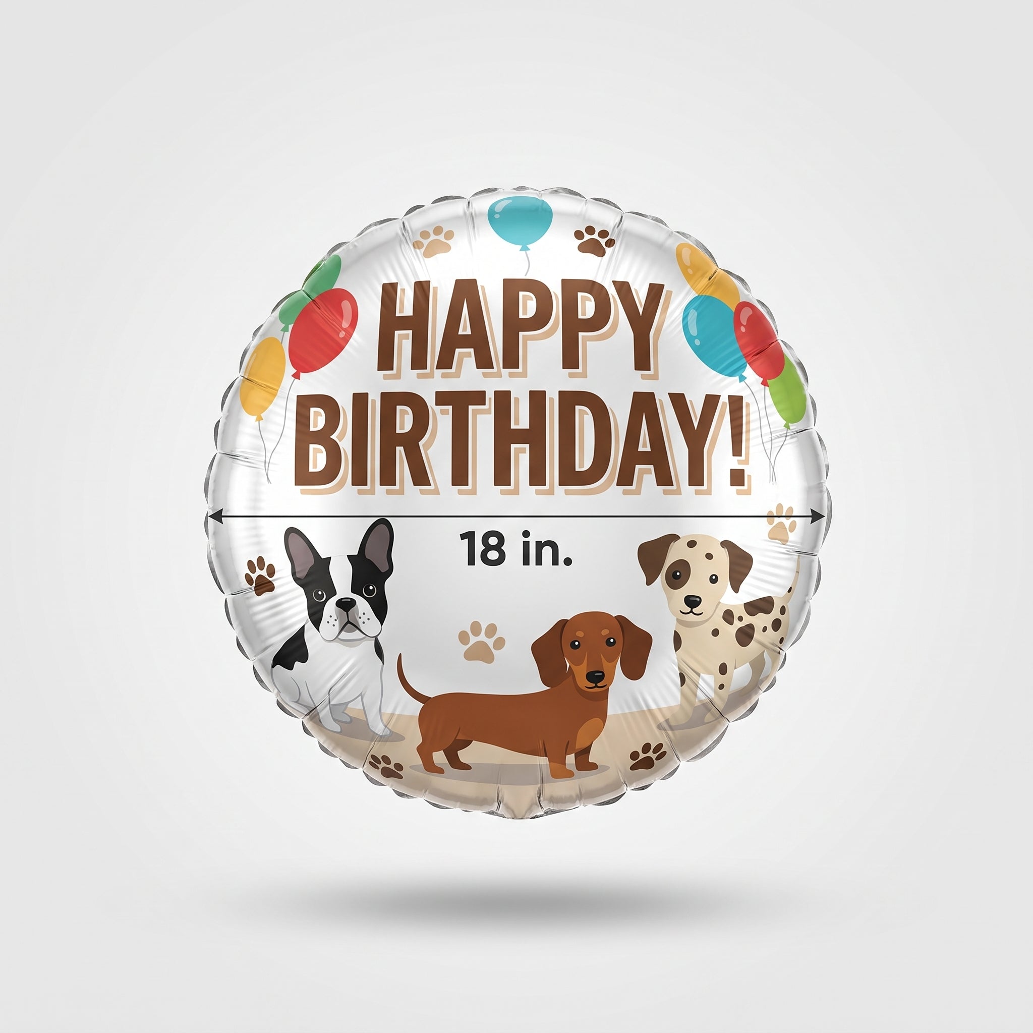 Pawesome Birthday Party Foil Balloon - 18in