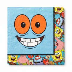 SpongeBob Beverage Napkins - 7 In. x 7 In. - Fun Party Essentials