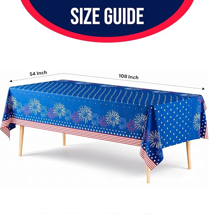 Starburst Table Cover - 54" x 108" | 2 Pack