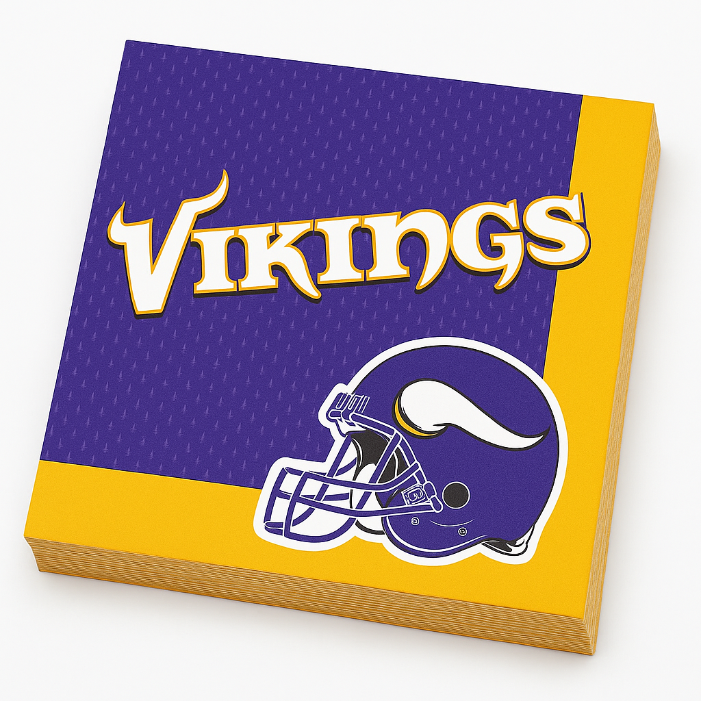 Minnesota Vikings NFL Luncheon Napkins - 36 Pack
