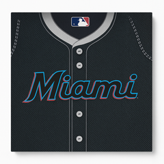 Miami Marlins MLB Lunch Napkins - Pack of 16