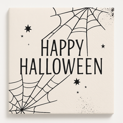 "Happy Halloween" Spider Web Luncheon Napkins - 40 Pack