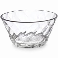 Clear Small Diamond Pattern Acrylic Bowl