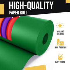 17.75"" x 110 Kraft Paper Roll |Emerald Green