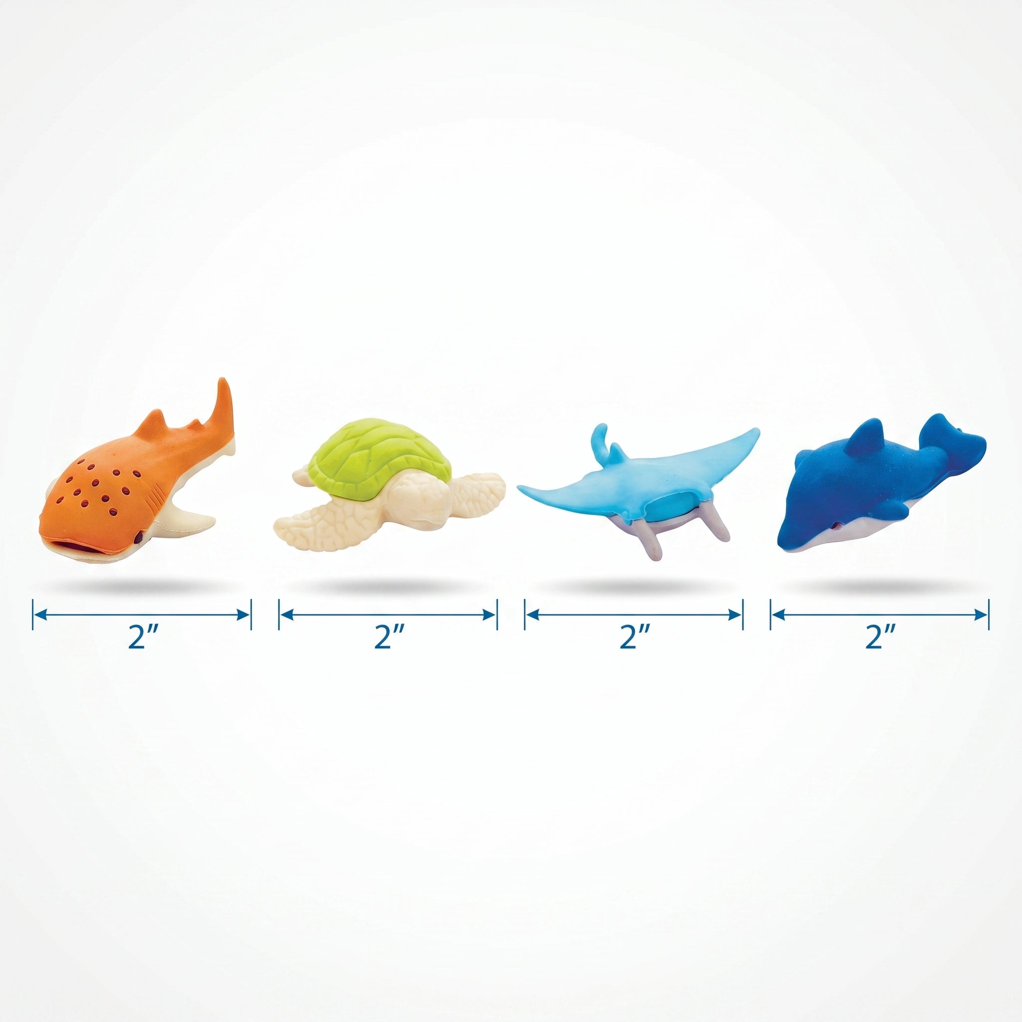 Sea Animal Erasers Mega Value Pack - 12 Count