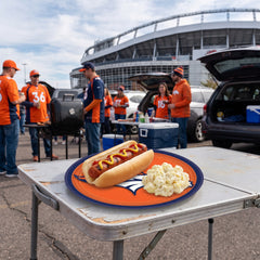 Denver Broncos 9" Round Paper Plates
