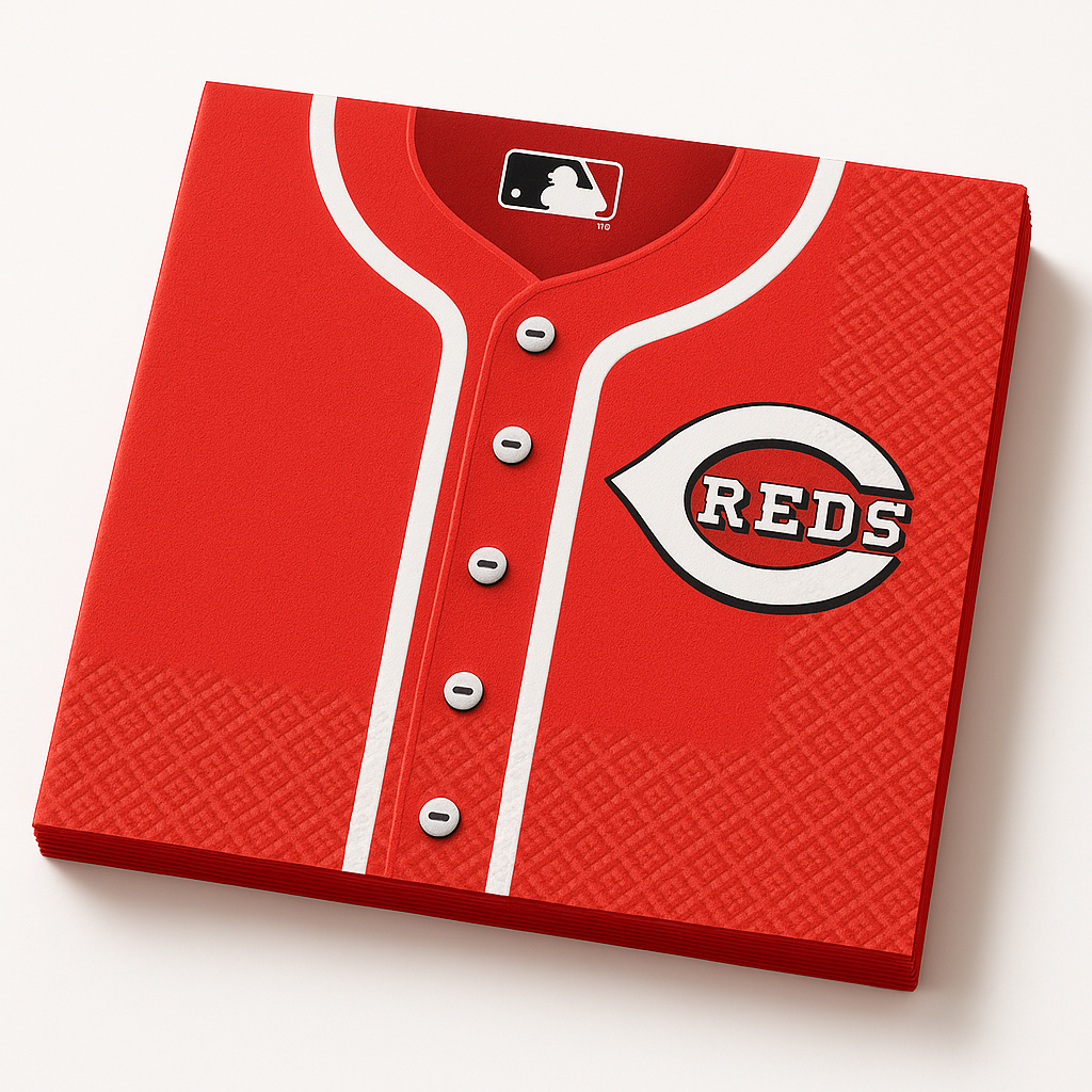 Cincinnati Reds Lunch Napkins - MLB Official Merchandise