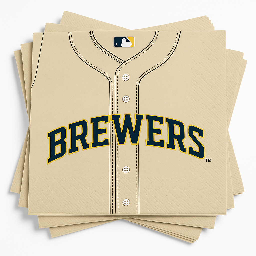 Milwaukee Brewers MLB Lunch Napkins