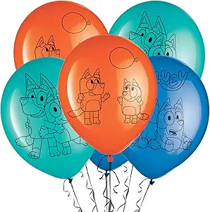 Bluey Latex Balloons 12" - Pack of 6