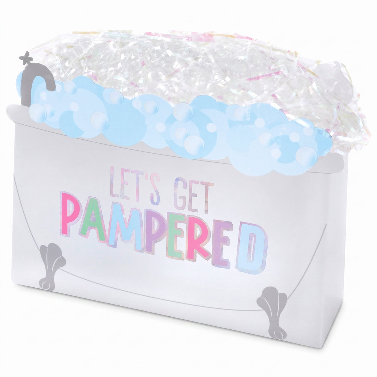 Spa Party "Let's Get Pampered" Favor Containers