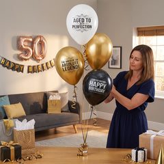 "Better with Age" Latex Balloons - 12-inch, 15-Pack