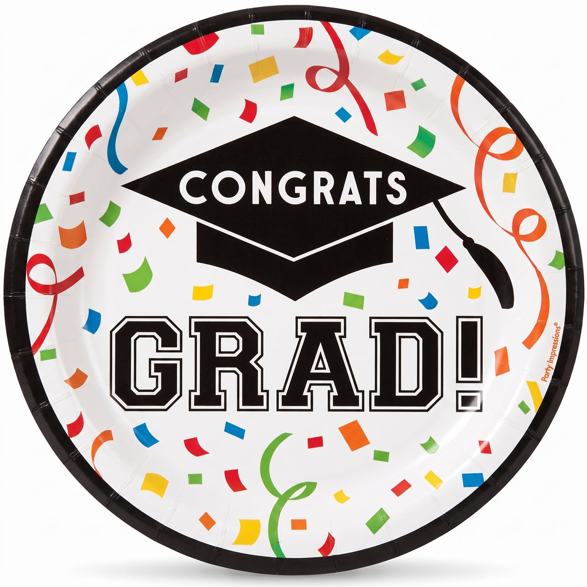 Congrats Grad! 6.75" Graduation Paper Plates