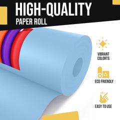 17.75"" x 110 Kraft Paper Roll | Light Blue