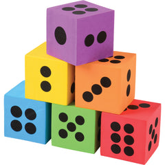 Foam Dice/2 1/2 Inch