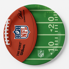 NFL Drive 10.5" Paper Dinner Plates - 18 Pack