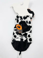 Black Cow Pet Costume XS/SM