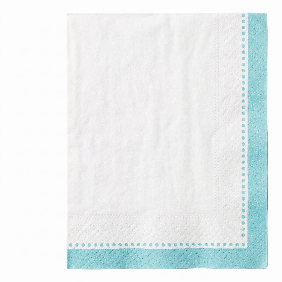 Premium Robin's Egg Blue Buffet Guest Towels - 8 In. x 4 In.