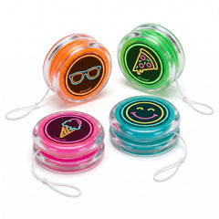 Colorful Icon Yo-Yos Party Favor Pack, 8-Count