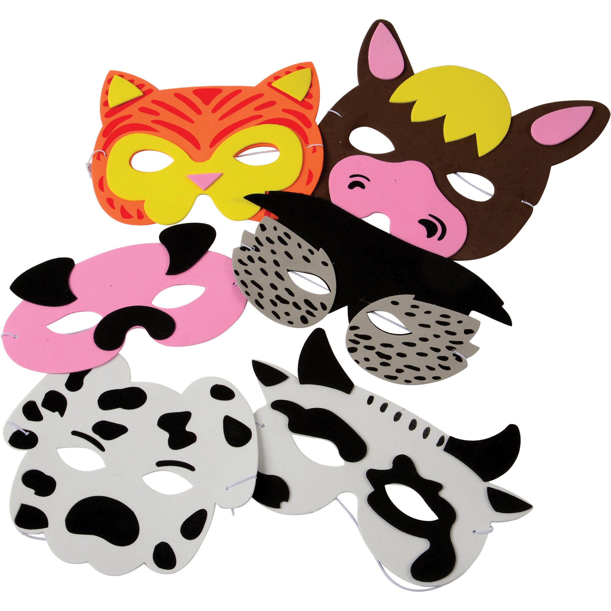 Farm Animal Foam Masks