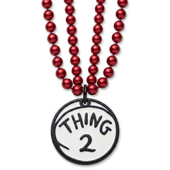 Dr. Seuss Thing 1 & Thing 2 Reversible Pendant Necklace