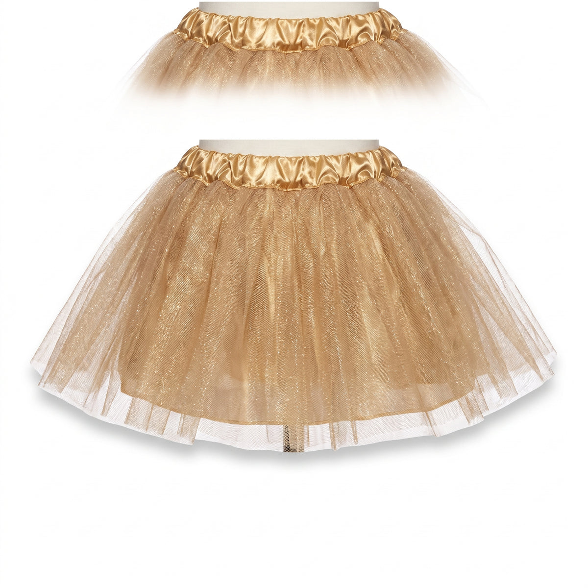 Sparkling Kids' Tutu Tulle Skirt - Assorted Colors, One Size