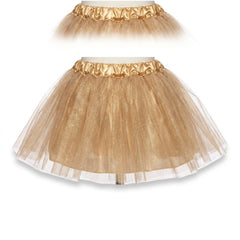 Sparkling Kids' Tutu Tulle Skirt - Assorted Colors, One Size