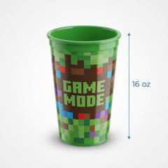 Pixel Party "Game Mode" Reusable Favor Cup, 16 oz